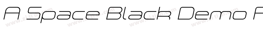 A Space Black Demo R字体转换